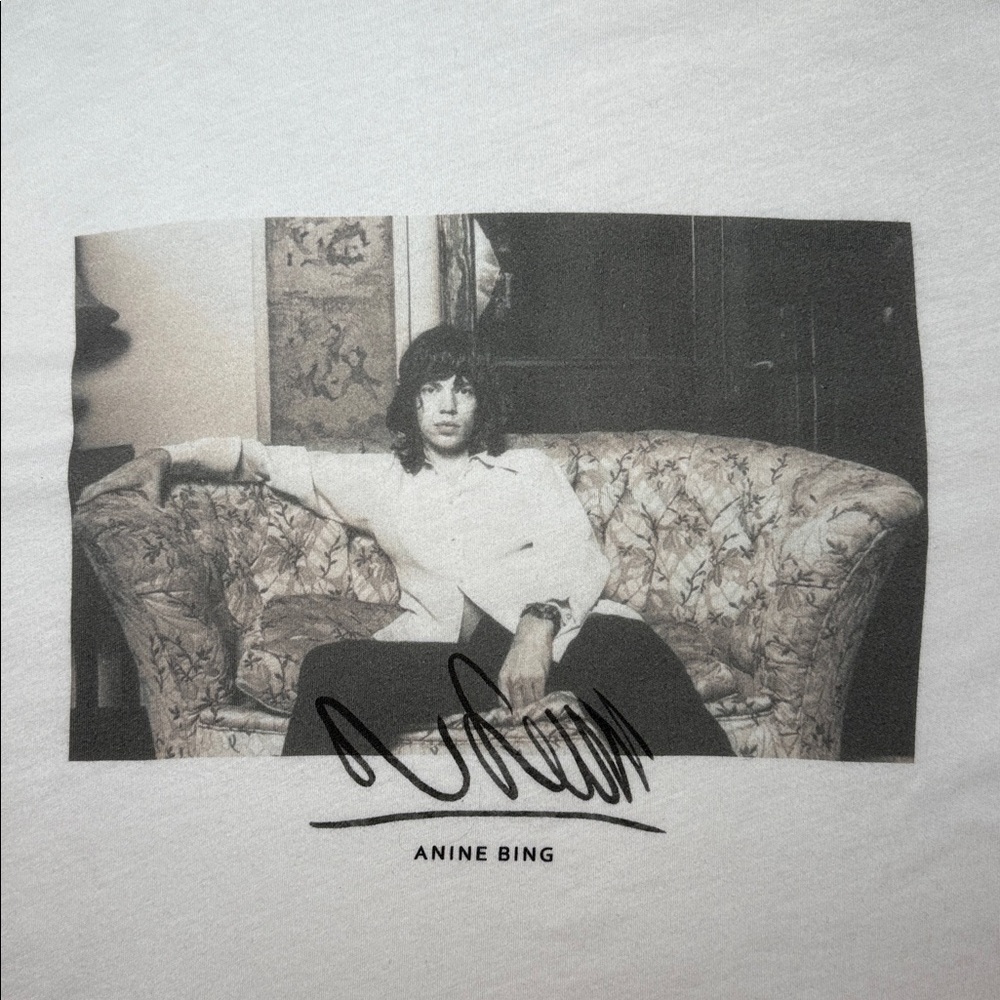 Anine Bing Avi Mick Jagger Tee - Picture 2 of 5